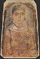Погребальный портрет женщины. Вероятно, из Антинополя, около 250–300 гг. н.э. (коллекция Мениля)