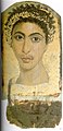 Погребальный портрет мужчины. Раскопано Альбертом Гайе (Египетский музей и собрание папирусов)