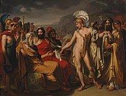 Ахилл вручает Нестору награду за мудрость на Олимпиаде. 1820, Музей изящных искусств, Руан.