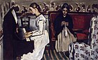 Девушка у пианино (Увертюра к «Тангейзеру»). Ок. 1868. Холст, масло. Государственный Эрмитаж, Санкт-Петербург