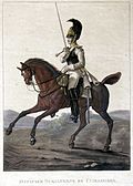 Обер-офицер Астраханского кирасирского полка, около 1815 г.