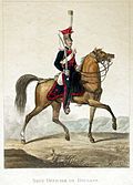 Унтер-офицер Польского уланского полка, 1815 г.