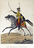 Штаб-офицер Иркутского гусарского полка, 1815 г.