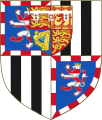 Малый герб графа Луис Маунтбеттена и графини Патрисии Эдвины Начбулл