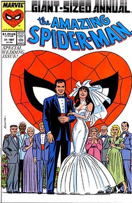 Обложка The Amazing Spider-Man Annual 21 (1987), художник Джон Ромита