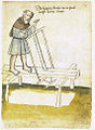 Пила на иллюстрации ок. 1425 года