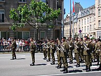 солдаты с автоматами Steyr AUG на параде (2008)