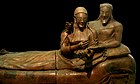 Саркофаг супругов. VI век до н. э. Терракота, роспись