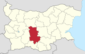 Пловдивская область на карте