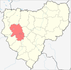 Смоленский район на карте