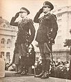 9 марта 1945 года: смена власти в Аргентине. Новый президент генерал Эдельмиро Фаррель (слева) и полковник Хуан Перон