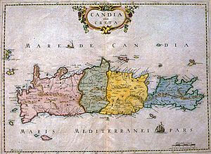 Венецианская карта Крита