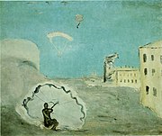 Спуск на парашюте. 1932. Русский музей.
