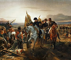 Наполеон I на поле боя под Фридландом (Орас Верне, 1836 год)