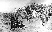 Атака Консульской гвардии во главе с генералом Бессьером в битве при Маренго