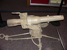 Безоткатное орудие 7,5 cm LG 40 в одном из военных музеев США