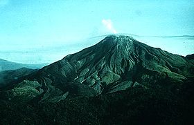 Вулкан Багана (1964 г.). Снимок USGS.
