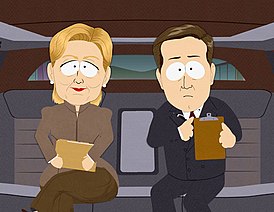 Хиллари Клинтон и её помощник