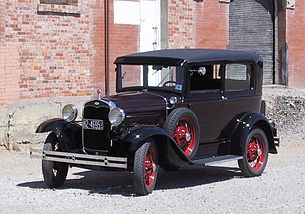Model A Ford Deluxe Tudor Sedan, 1931