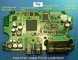 Ford SYNC модуль платы FCCID LHJSYNC01