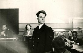 Анри Мартен на судебном процессе в 1950 году