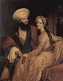 Джеймс Силк Бэкингем (англ.) и его жена Элизабет в арабских костюмах.