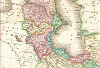 Восточная Армения на карте Персидской империи. Джон Пинкертон, 1818 год.