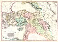 Западная Армения на карте Османской империи. Джон Пинкертон. 1818 год.