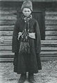 Мальчик в зимней одежде, Вологодская губерния, 1911 г.