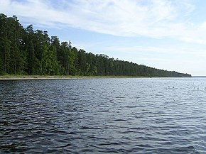 Ладожское озеро у острова Коневец