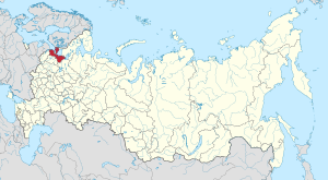 Ленинградская область на карте