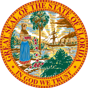 «На Бога уповаем» — девиз Флориды на официальной печати штата
