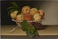 Натюрморт с персиками. Рафаэль Пил, 1816 г.