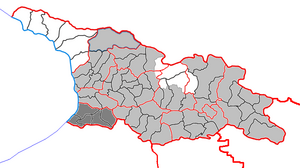 Аджарская Автономная Республика на карте