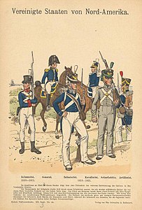 Солдаты армии США 1810—1821 гг.
