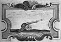 Эмблема с пушкой из издания 1682 года книги «Symbola heroica…» Сильвестре ди Пьетрасанта[en][42][45]