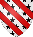 Герб сэра Лайонела, рыцаря Круглого стола, с которым Эдуард III часто выступал на рыцарских турнирах в 1330-е годы