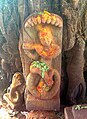 Уличное изваяние танцующего Кришны. Храм Вараха-Лакшми-Нарасимха в Вишакхапатнаме, Симхачалам.