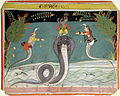 Иллюстрация из Бхагавата-пураны, XVII век. Художественный музей Сан-Диего (Сан-Диего).