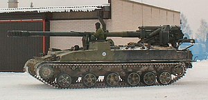 Самоходная пушка 2С5 «Гиацинт-С» СВ Финляндии.