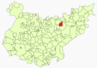 Расположение муниципалитета Ла-Коронада на карте провинции