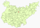 Расположение муниципалитета Кристина на карте провинции