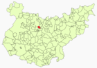 Расположение муниципалитета Дон-Альваро на карте провинции
