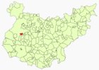 Расположение муниципалитета Ла-Альбуэра на карте провинции