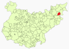 Расположение муниципалитета Гарбаюэла на карте провинции