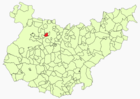 Расположение муниципалитета Ла-Гарровилья на карте провинции