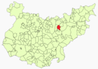 Расположение муниципалитета Магасела на карте провинции