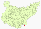 Расположение муниципалитета Малькосинадо на карте провинции