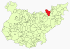 Расположение муниципалитета Навальвильяр-де-Пела на карте провинции
