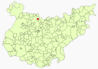 Расположение муниципалитета Альхусен на карте провинции